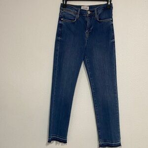 Frame Denim Dark Blue Ankle Jeans Size 26